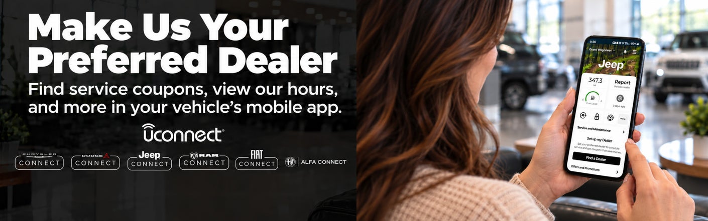 uconnect® make us your preferred dealer | Castilone Chrysler-Dodge-Jeep in Batavia NY