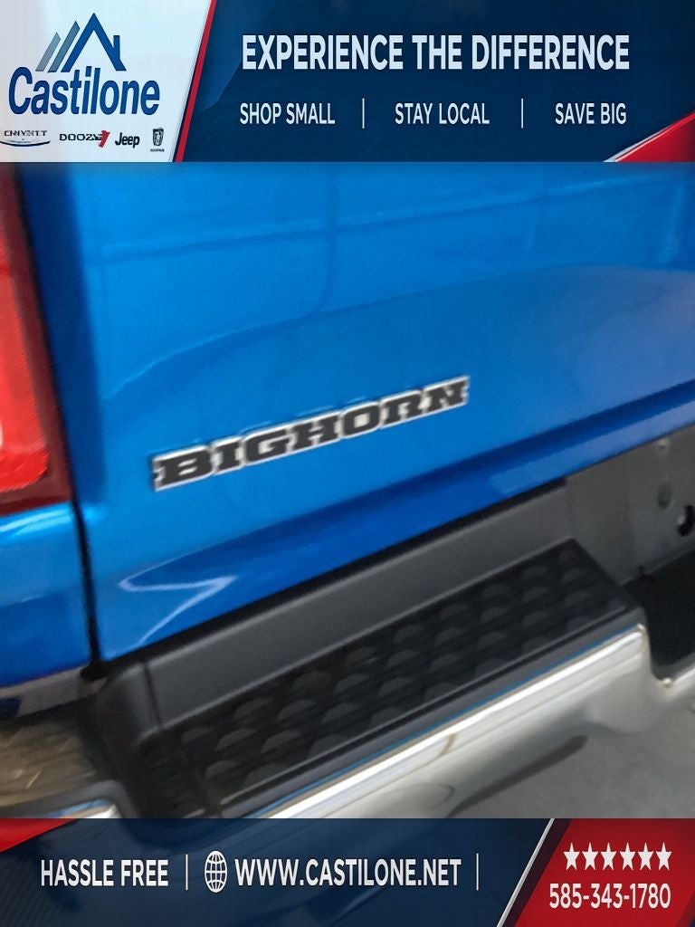 2022 RAM 1500 Big Horn Crew Cab 4x4 6'4' Box