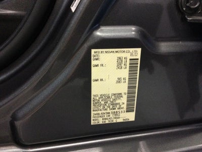 2022 Nissan Altima SV FWD