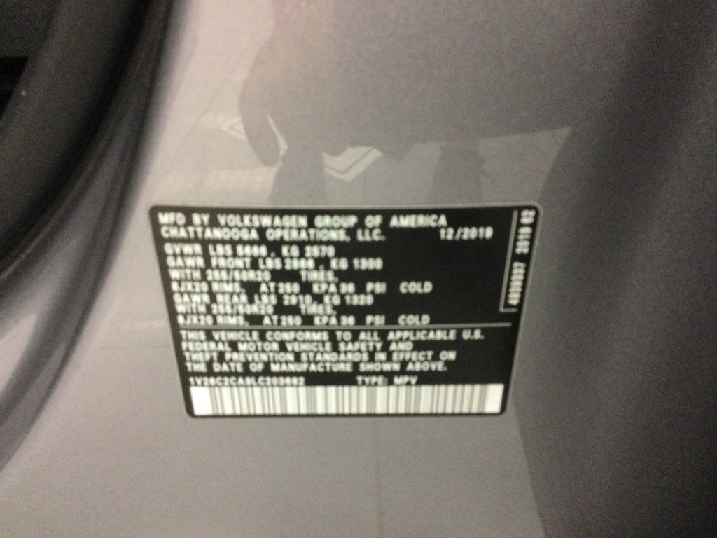 2020 Volkswagen Atlas Cross Sport 2.0T SE w/Technology