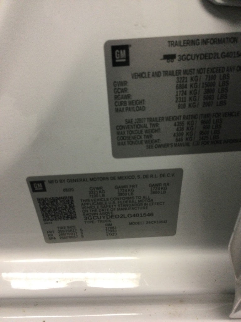 2020 Chevrolet Silverado 1500 4WD Crew Cab Short Bed LT