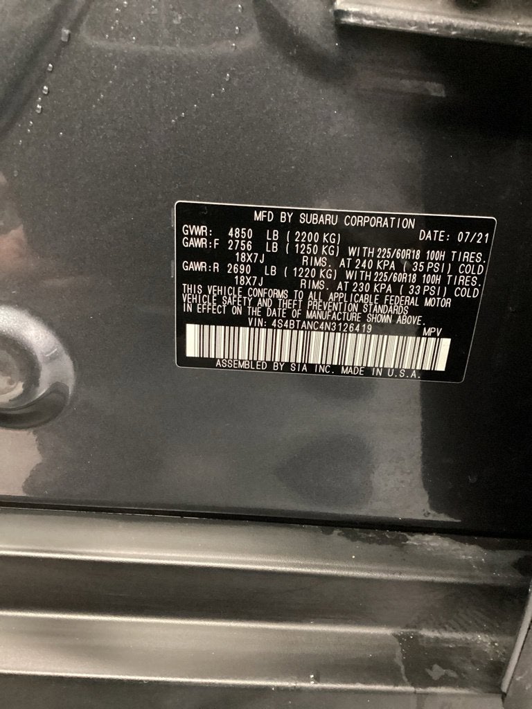 2022 Subaru Outback Limited