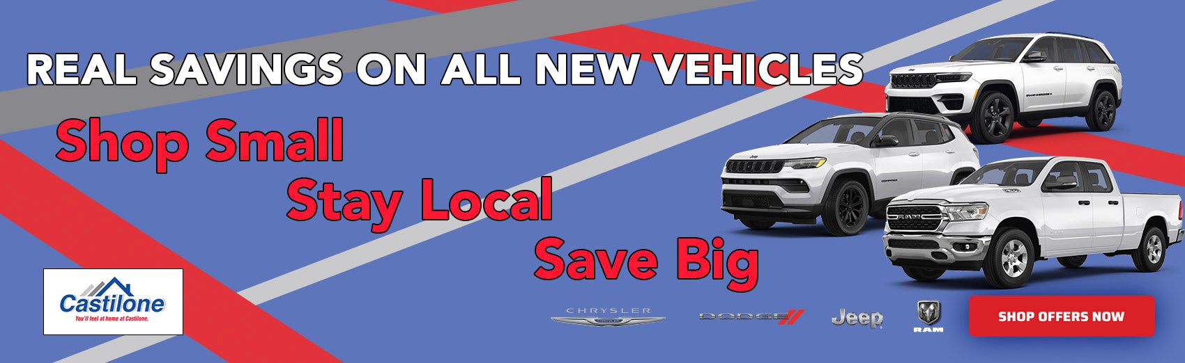 Real savings on all new vehicles