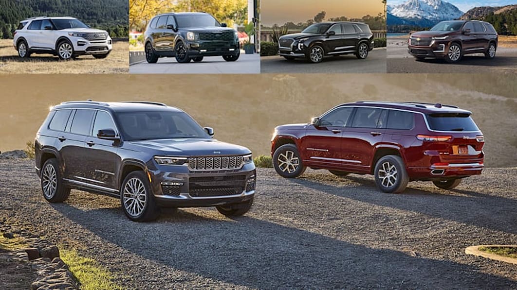 Jeep Grand Cherokee L Comparison Page - Ford Explorer, Kia Telluride, Chevy Traverse