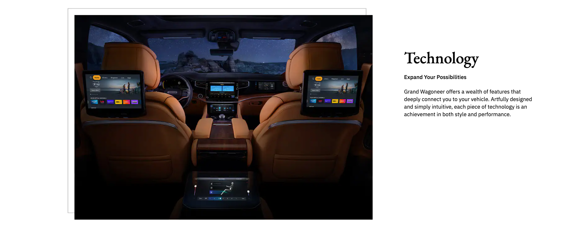 Technology Grand Wagoneer